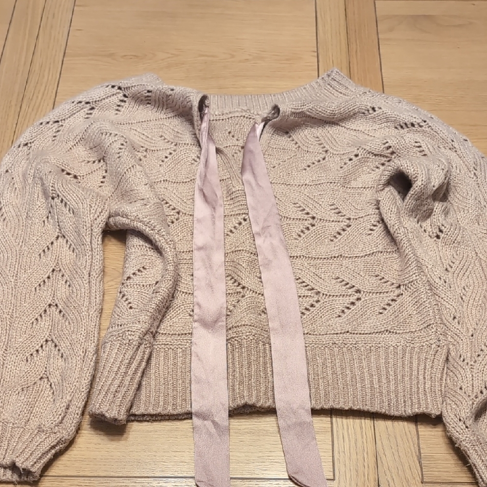Women's Pink Knit Sweater